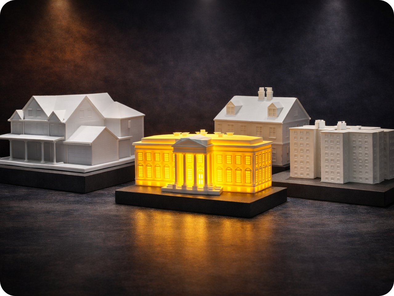 3D printed architectural model for real estate presentation in Jersey City NJ